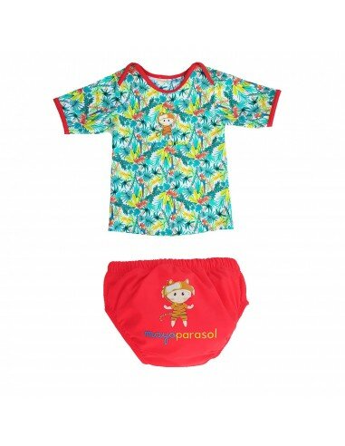 Ensemble tee-shirt anti uv et couche...