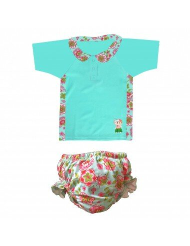 Ensemble anti uv bébé tee-shirt col...
