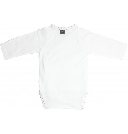 Body mixte blanc et gris