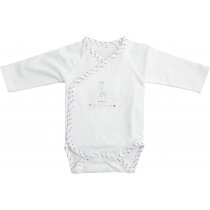 Body mixte blanc et gris Body