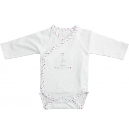 Body mixte blanc et gris