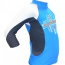 T-shirts anti-UV manches longues made4Sun Bleu Roi