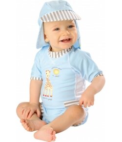 Sophie la Girafe® anti-UV combi anti-UV bleue Sophielagirafe
